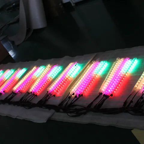 Ceiling dmx tube Snowfall meteor led lights