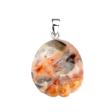 Crazy Agate 22x25 mm Dzieci wislarza z kamienia palmowego
