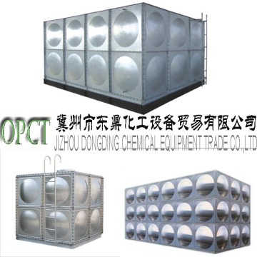 Combined stainless steel tank passed ISO certificate