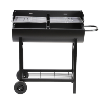 Hot sale half barrel charcoal braai offset smoker bbq drum
