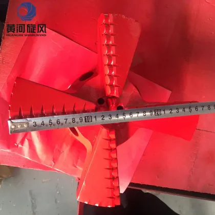 Henan Huanghe Whirlwind Water welll drill drag bit Diamond head PDC drill bit coal mining PDC drill bit