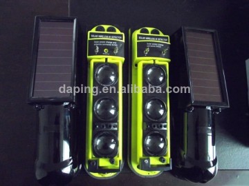 easy installation Double beams solar powered infrared beams perimeter protection detector