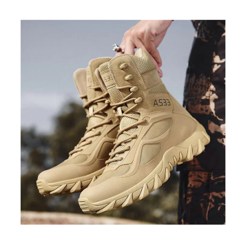 SturdyArmor ODM Chile: High-Ankle Waterproof Tactical Boots with Side Zipper