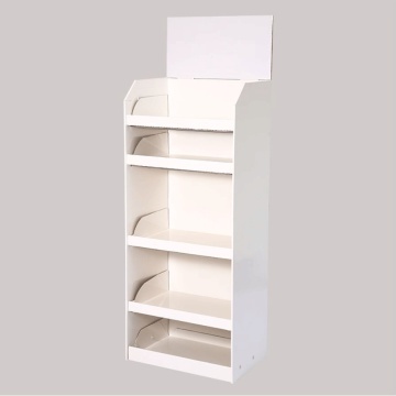 Customizable Paper Shelf Display Rack for Retail