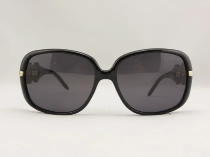 Erica 518s 05a Black Acetate Frame Gray Resin Lens Roberto Cavalli Sun Glasses