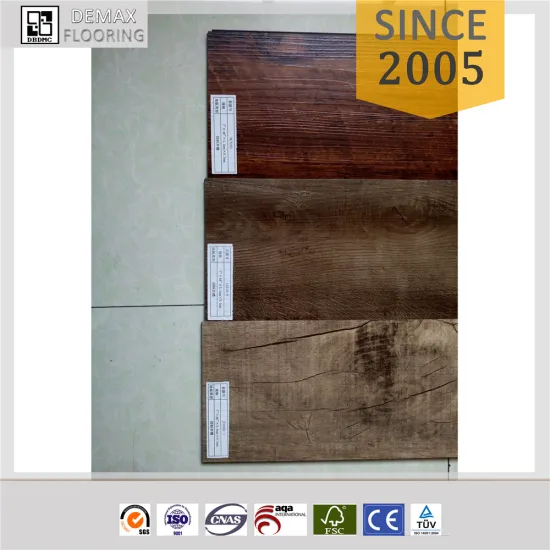 Modular thick Vinyl Plank PVC floor tiles / Click Lock Plastic Flooring