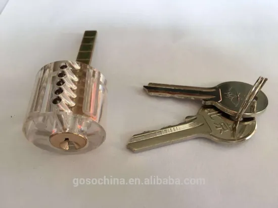 GOSO LOCKSMITH CIVIL USE TOOLS--5-15 CLEAR LOCKS TRANSPARENT LOCKS FOR PRACTISE LOCK'S SKILL