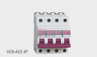 Four Pole Automatic Mini Circuit Breaker / Dc Power Circuit Breakers With 50 / 60hz