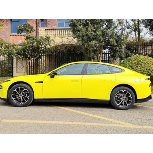 super gloss lemon yellow car vinyl wrap