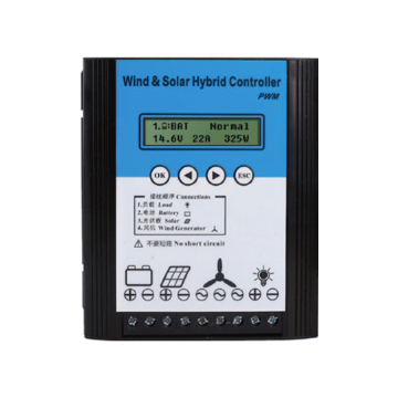 Controlador de carregador solar PWM 100W-800W para sistemas híbridos solares e eólicos 12V/24V/48V