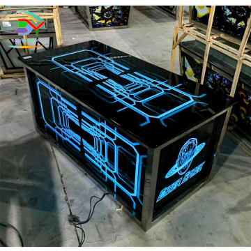 Luminous KTV Coffee Table with LED Lighting for Sofa and Dining