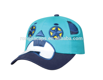 Funny children cap with embroidery and print