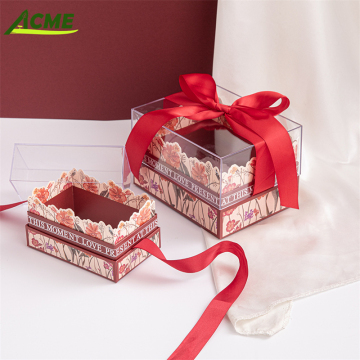 Großhandel klare Acryl -Schmuckschatulle für Schokolade und Geschenke