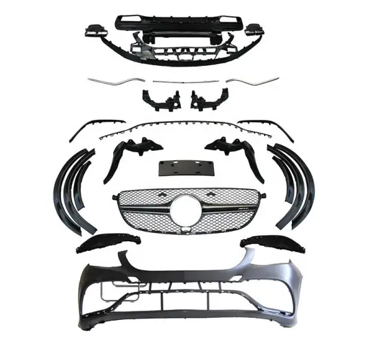 Mercedes-Benz GLE W292 Body Kit 2015+ - Front Rear Bumper Grille License Board Wheel Trim