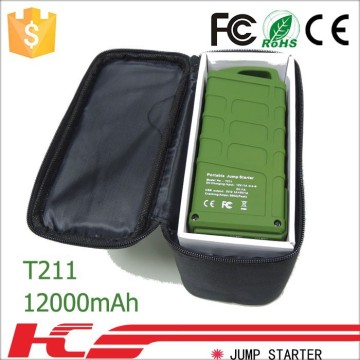 Auto Car Jump Starter Power Bank Battery Charger Tracker Phone Laptop 12000mAh