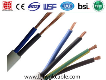450V 750V Standar Copper Conductor Tugas Berat Insulated Neoprene Sheath Flexible Rubber Cable