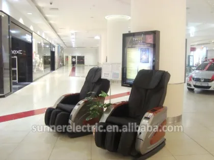 Health Fitness PU Leather Ultra Silent Vending Massage Chair