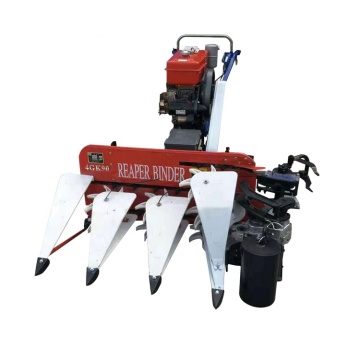 Mini Walking Tractor Harvest Reaper: Rice Wheat Corn Cutting Machine