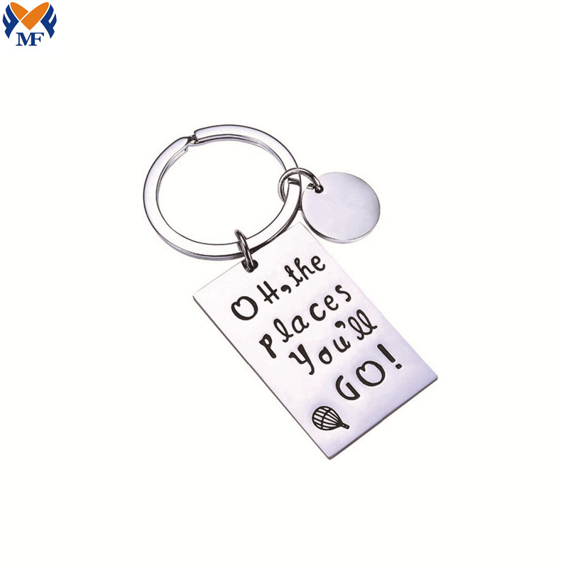 Metal Keychain With Name