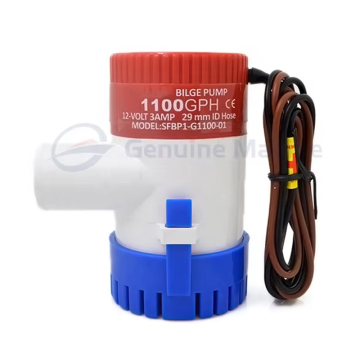 Genuine Marine Bilge Pumps - DC Submersible Sewage and Water Pump for RVs, Caravans, and Boats