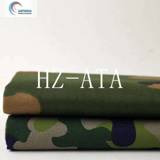 Polyester Cotton Waterproof Printed Camouflage Fabric