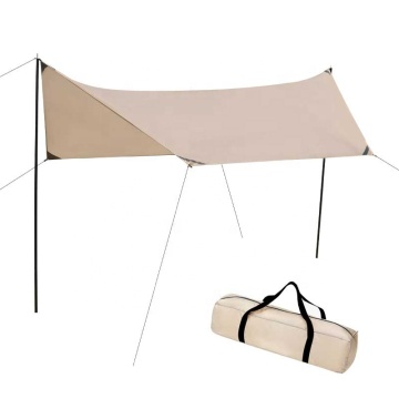 شريط مخصص لخيمة Rainfly Tent Tarp - طبقة أسود مقاوم للماء الظل الظل