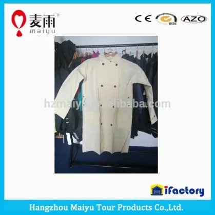 Maiyu waterproof windbreak women long mackintosh raincoat rainwear