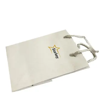 White Paper Bag With Handle