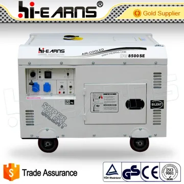2-10KVA air-cooled generator prices manufacture silent 6.5KVA diesel generator