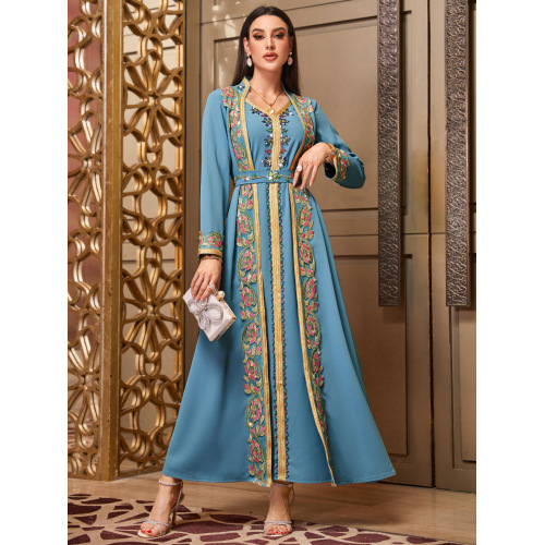 منجوق دوزی لوکس مراکشی Abaya Jalabiya