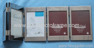 10x15cm Stainless Steel Multi Collage 5 Foldable Photo Frames 