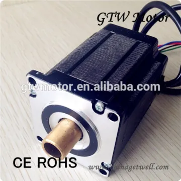 Nema 23 holllow stepper motor, dual hollow shaft