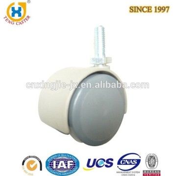 2-inch Dual Wheel Nylon small screw chair casters