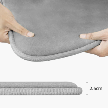 Grey Memory Foam Bathroom Bedroom Floor Mat