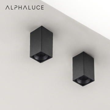 Forme carrée Dimmable à LED Plafond plafond pour le salon