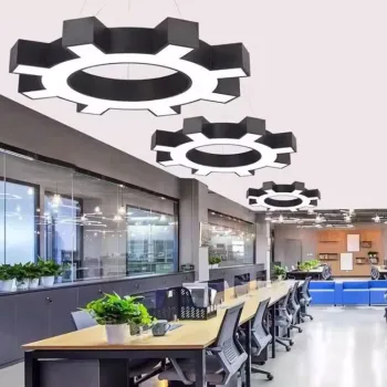 Modern Linear LED Pendant Light for Hotel Bedroom, Restaurant, Gym