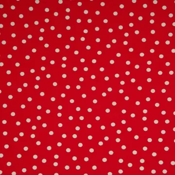 100% Rayon Fabric Printed Polka Dot Viscose Fabric