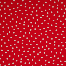 100% Rayon Fabric Printed Polka Dot Viscose Fabric