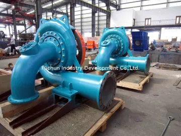 High Efficiency 100kw Vertical Water Turbine / Horizontal Francis Hydro Turbine