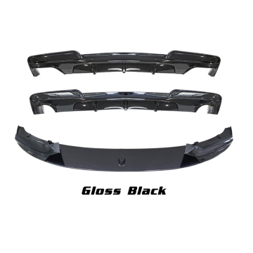 BMW 5 -serie F10 F10 F18 M -Tech Body Kit - Achter diffuser en voorste splitter MP F10 Voorlip