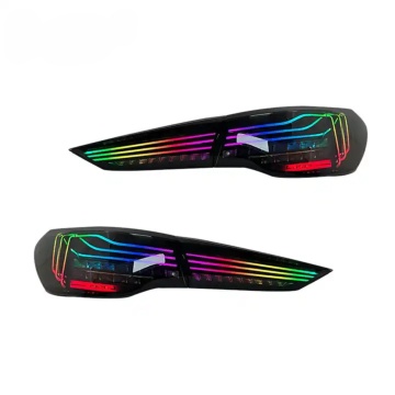 Grand feu arrière LED de style RVB pour BMW M4 G82 G22 2021-2024