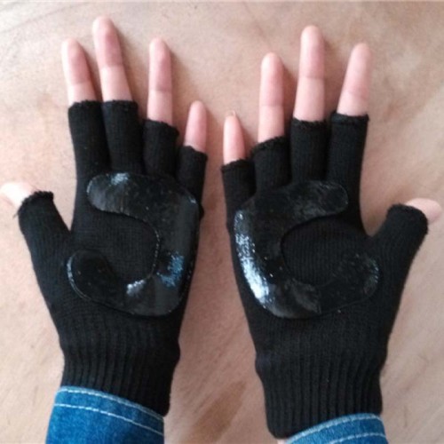 2015 new product fingerless yoga pilates gloves