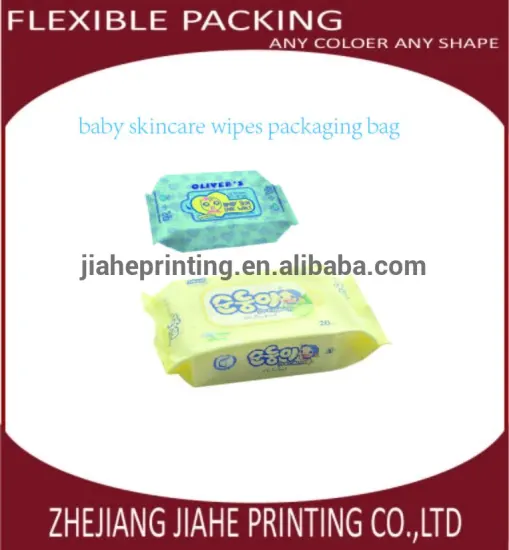good quality baby skincare wipes plastic food packaging bag