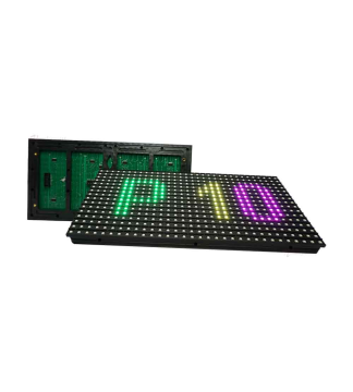 Hava koşullarına dayanıklı dış mekan ticari reklamları için yüksek performanslı P10 LED panel modülleri