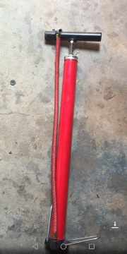 Bicycle Pump with Piezometer