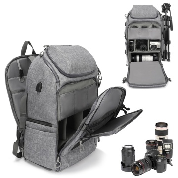 Large Capacity Waterproof Hiking Camera Backpack for Outdoor Travel