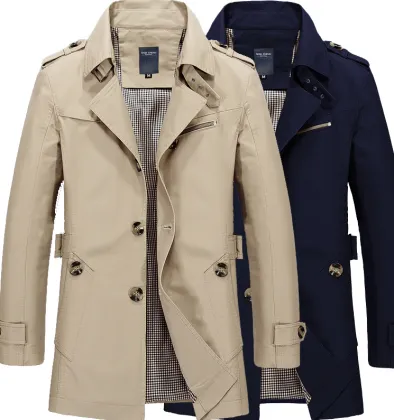 Mens Classic Spring Windbreaker Jacket