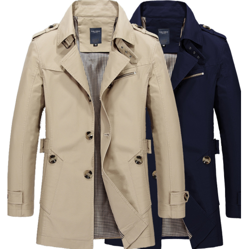 Mens Classic Spring Windbreaker Jacket