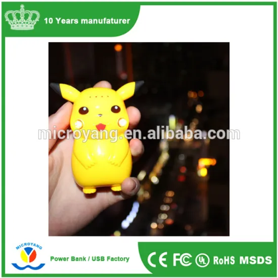 Selling well pokemon cartoon power bank special for gift pikachu power bank pokemon go power bank toys pokemon combination