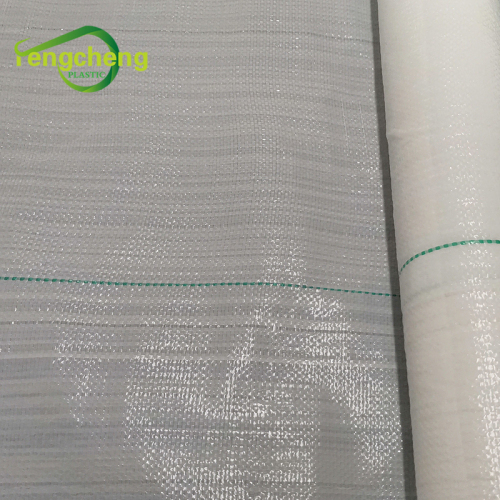 Anti uv plastic white woven weed mat